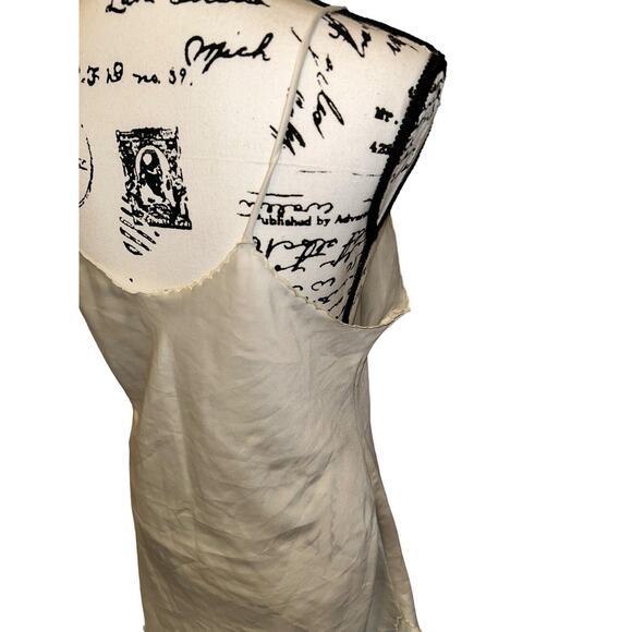 DEENA Vintage Nightgown Womens Medium‎ Babydoll Lace Straps USA Made Ivory Lace - Picture 6 of 8